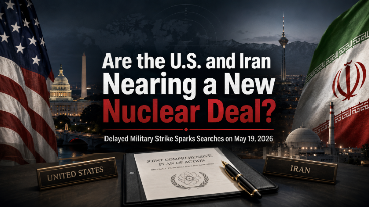 Are the U.S. and Iran Nearing a New Nuclear Deal? Delayed Military Strike Sparks Searches on May 19, 2026